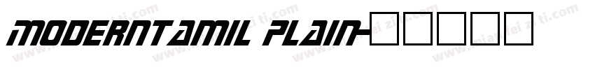 Moderntamil Plain字体转换